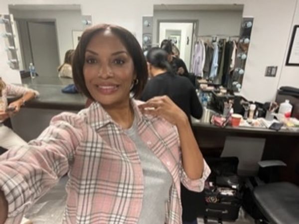 Behind the scenes in makeup and hair. Commercial model for The Home Depot and HDX brand.
