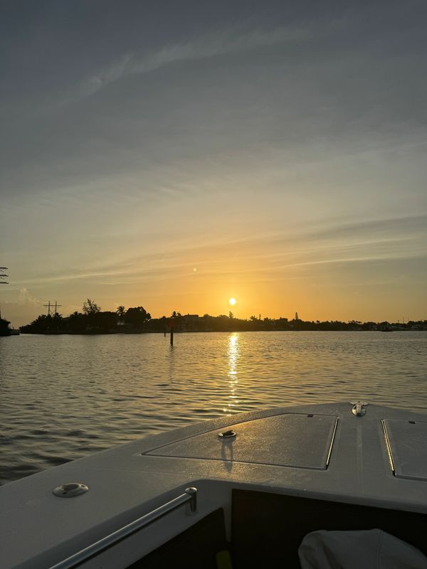 Early morning fishing trip in Key West