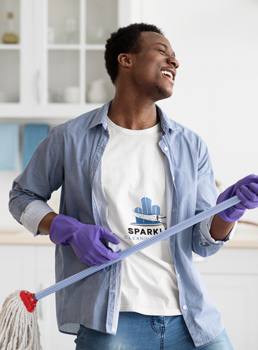 Sparkle Cleaning Squad crew busy in providing janitorial cleaning services