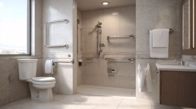 A bright, accessible bathroom