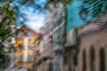 Impressions of Lisbon using slow shutter, and double exposure with intentional camera movement.