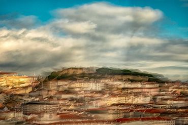 Impressions of Lisbon using slow shutter, and double exposure with intentional camera movement.