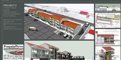 Developers residential apartments for rent - International project - Falkland Islands