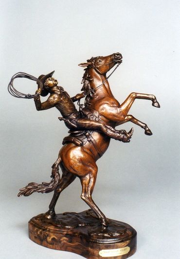 western bronze sculpture, western art bronze, cowboy sculpture, cowboy bronze, cowboy statue