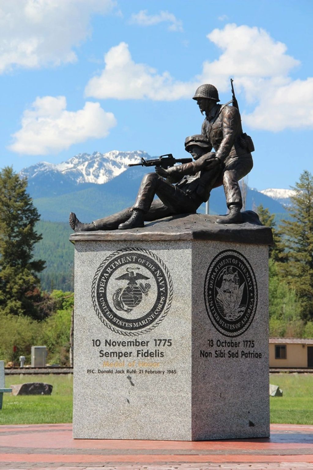 Veteran's sculpture, veteran bronze, veteran memorial bronze, military sculpture