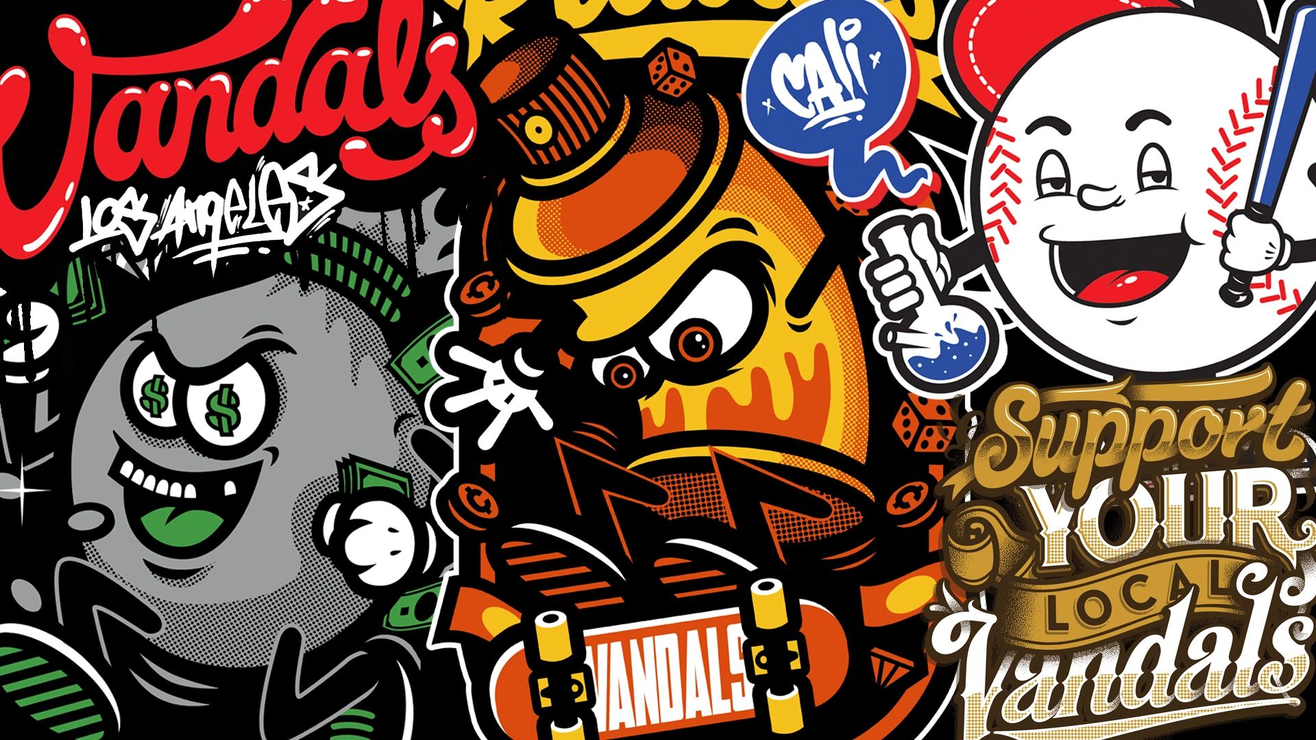 Vandals Clothing Graffiti, Clothing, Apparel