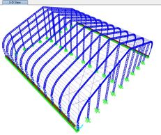 halı saha statik hesap raporu