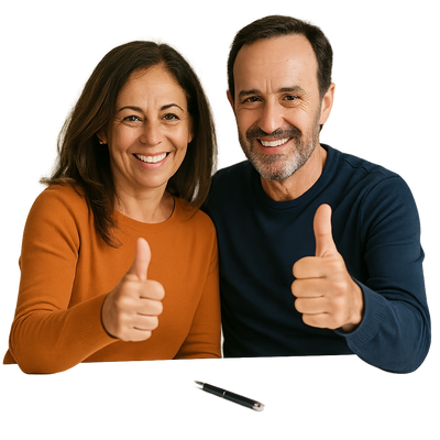 happy customers financed image ai