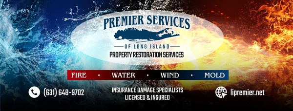 Premier Services offers property restoration for fire, water, wind, and mold damage on Long Island.