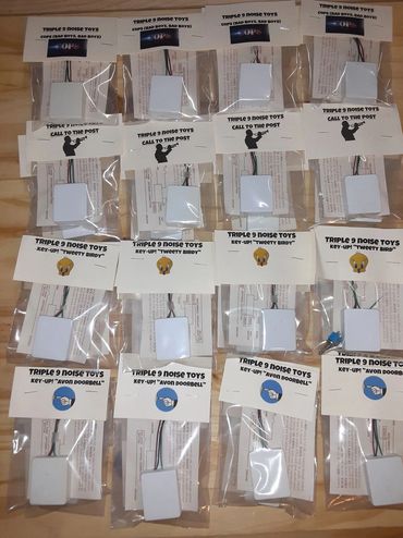 CB radio noise toys, keyup identifiers, Roger beeps, pings double pings, Roger farr, Roger 5 tone