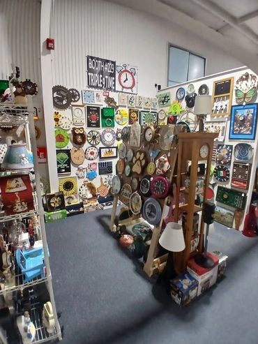 Handmade clocks, vintage style clocks, personalized clocks, sports collector clocks, digital alarm