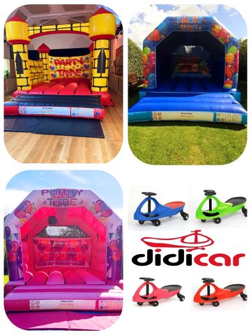 BOUNCY CASTLES AND DIDICARS