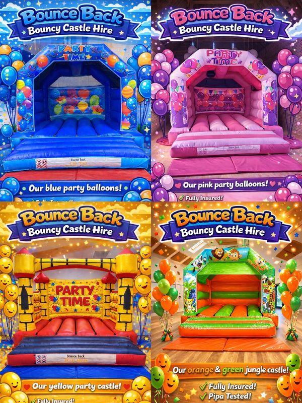 Bounce Back
Bouncy Castle Hire
For Basingstoke And Andover