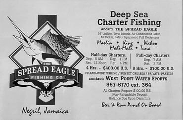 The Spread Eagle Fishing Co. Advertisement from the mid 1990's.