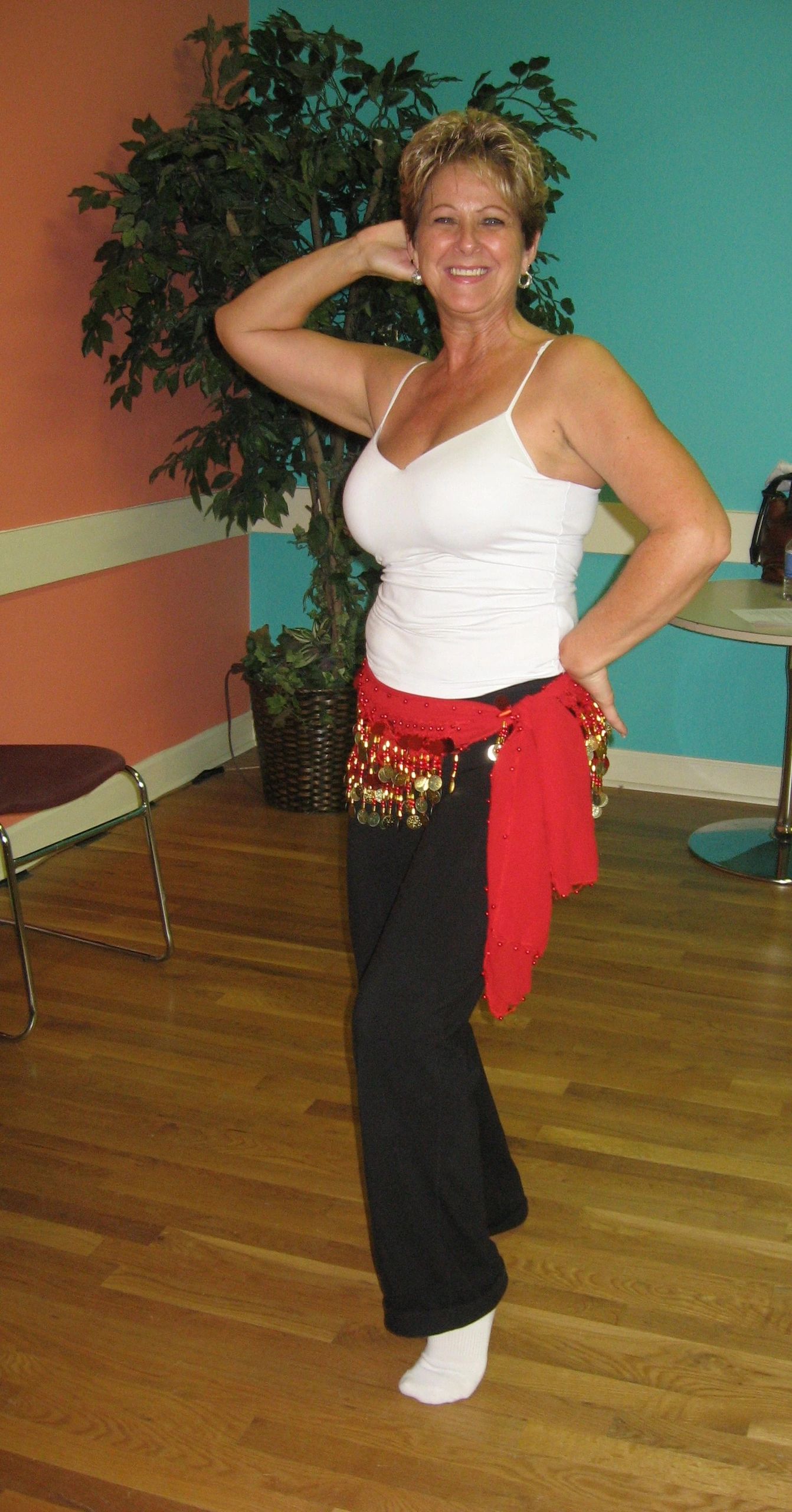 Ayas student in Belly Dance Class Wear