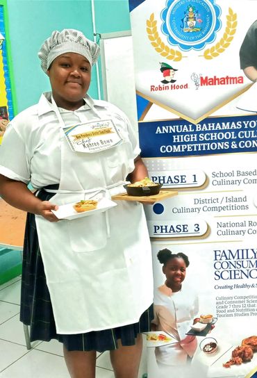 New Providence District Senior 1st Place Winner - Kahree Bowe, Kingsway Academy, Bahamas