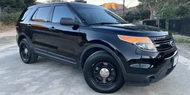 2016 Ford Police Interceptor Utility #fpiu Explorer Police Car available for rent for filming in LA.