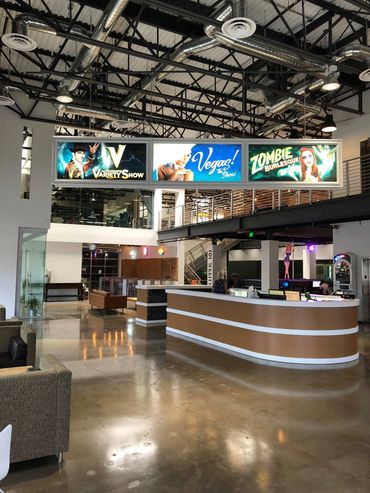 Entrance to the David Saxe Productions office.