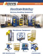 BHS catalog,forklift battery changers,forklift battery extractor,lift truck battery roller stand