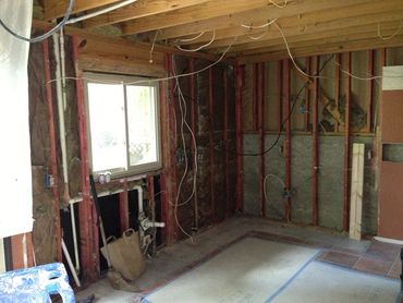 Probuild Creations Kitchen Remodel Brookhaven GA picture completely gutted kitchen dropped ceiling 