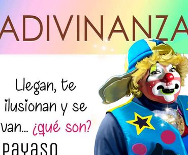Payaso Chocorrisa! para que no pares de reir en tus fiestas infantiles.