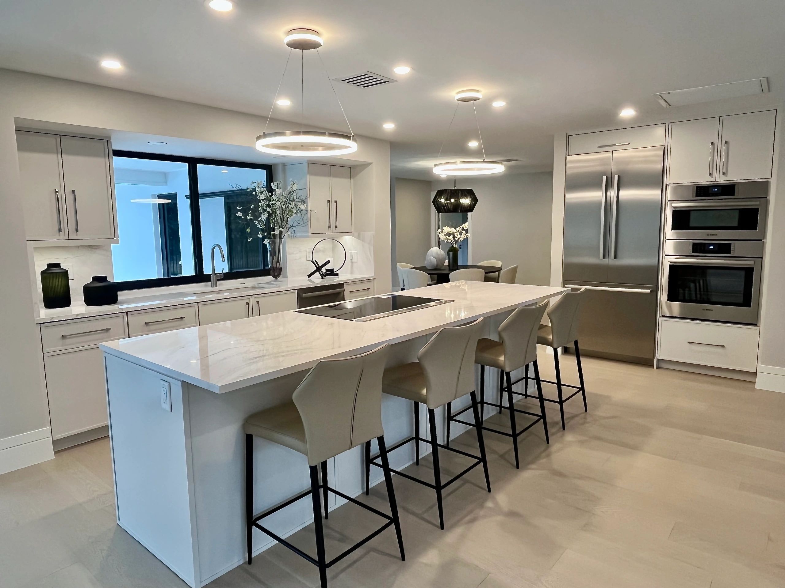 Custom built kitchen cabinetry