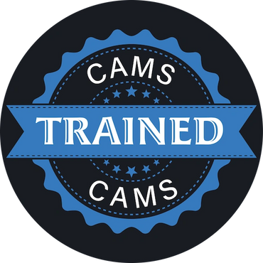CAMS trained badge
