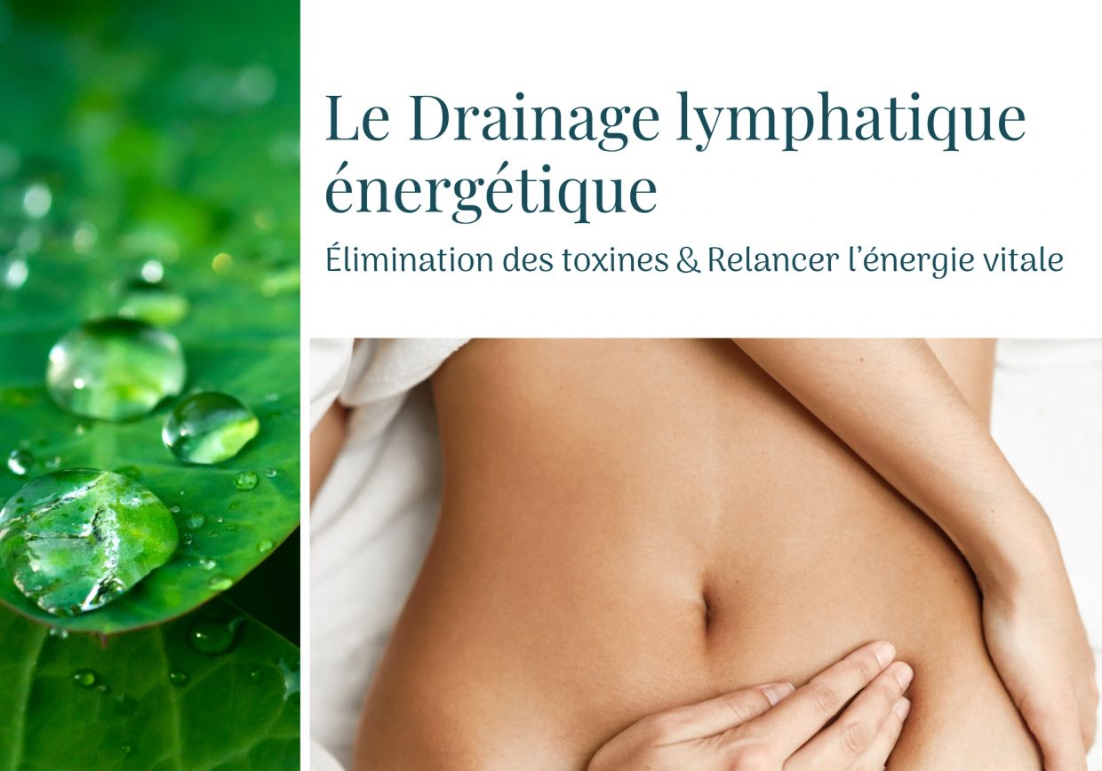 Femme qui se fait masser le ventre.