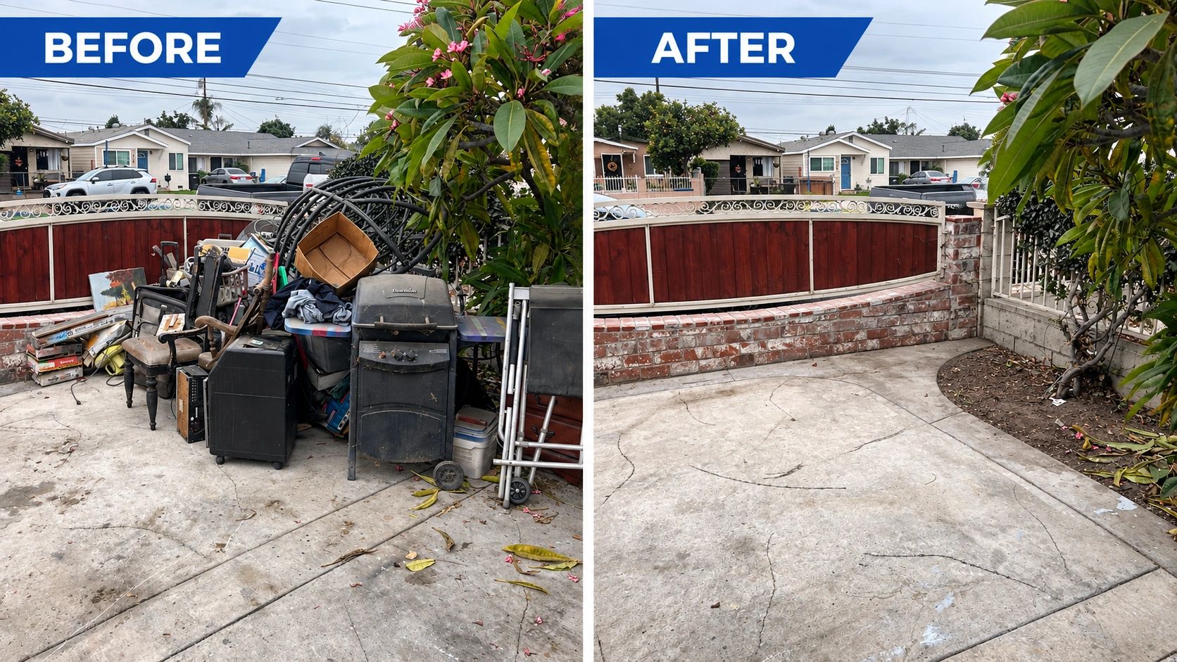 Appliance removal service in Orange County by Perez Hauling