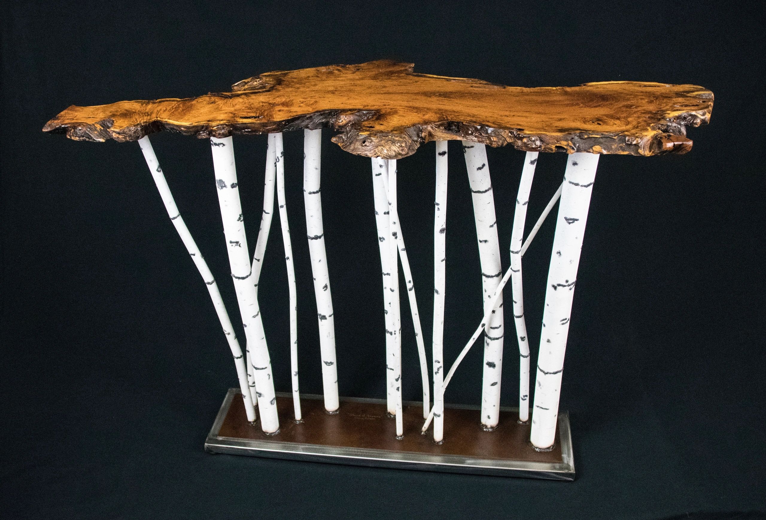 Mesquite top with Aspen tree base