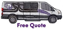 We offer you a free quote to get our price for either AM/PM or round trip. We charge weekly rates