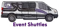 We offer event shuttles to and from city events, college events...