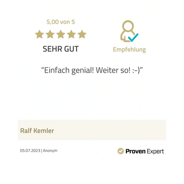 Kundenbewertung für Führungsexperte Ralf Kemler.