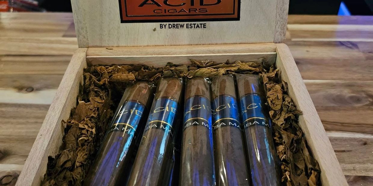 Box of ACID cigars by Drew Estate.