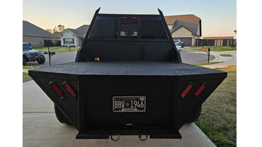 Custom truck flatbed.