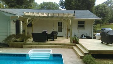 new deck built by Adroit Custom Carpentry