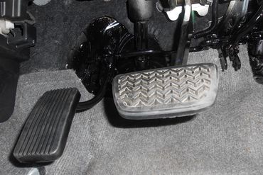 Left foot accelerator driving modification