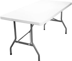 Plastic Topped Trestle tables are great for outside events.