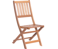 Natural Wooden Folding Chair.