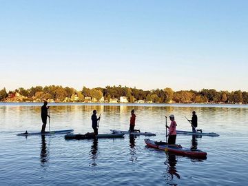 Stand up paddle board yoga
Yoga on the water
Private paddle board sessions