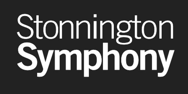 Logo with text 'Stonnington Symphony' in white on black background.