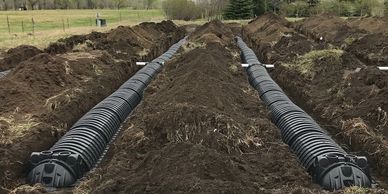 Septic system. Mound system. Septic tank. Excavating contractor. Pressure system.  Drain field.