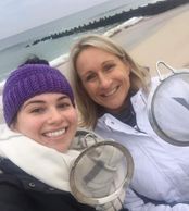 A winter's day with Joy along the Jersey Shore.