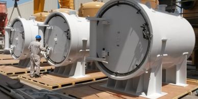 "ASME Quick Opening Closures" Saltwater Filtration Tanks