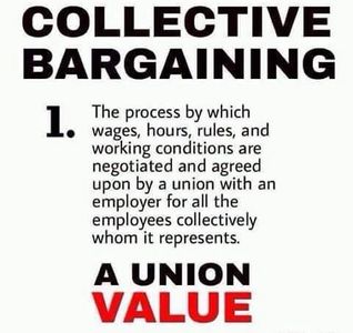 Negotiated, negotiations, union