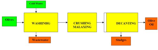 Manufacturing process extra virgin olive oil
