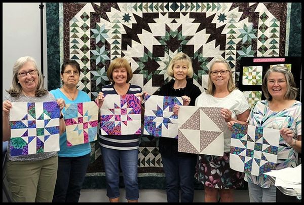 Hocus Pocus! The base shapes but all with a different look precisely pieced with the Tucker Trimmer!