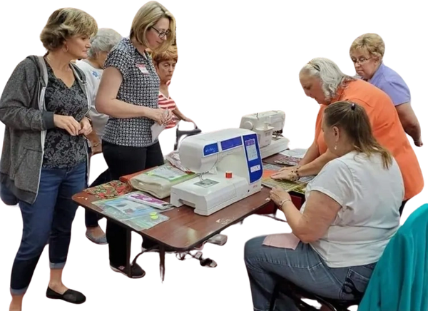 PiecedPerfection quilters learning and working together to achieve excellence in their craft.