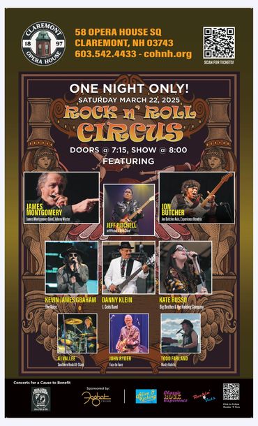 Danny Klein, The J Geils Band, Kate Russo, Big Brother & the Holding Company, A Brothers Revival