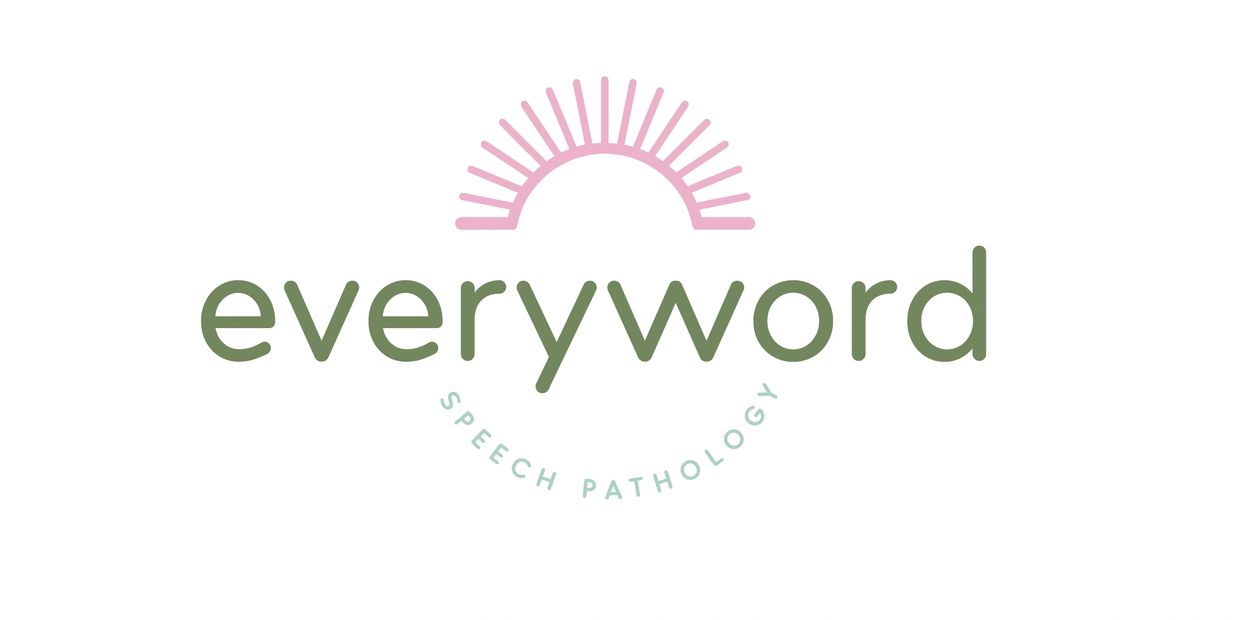 Logo for Everyword speech pathology.